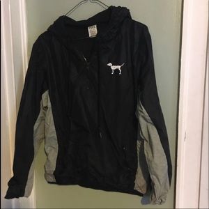 PINK Pullover Half-Zip Jacket